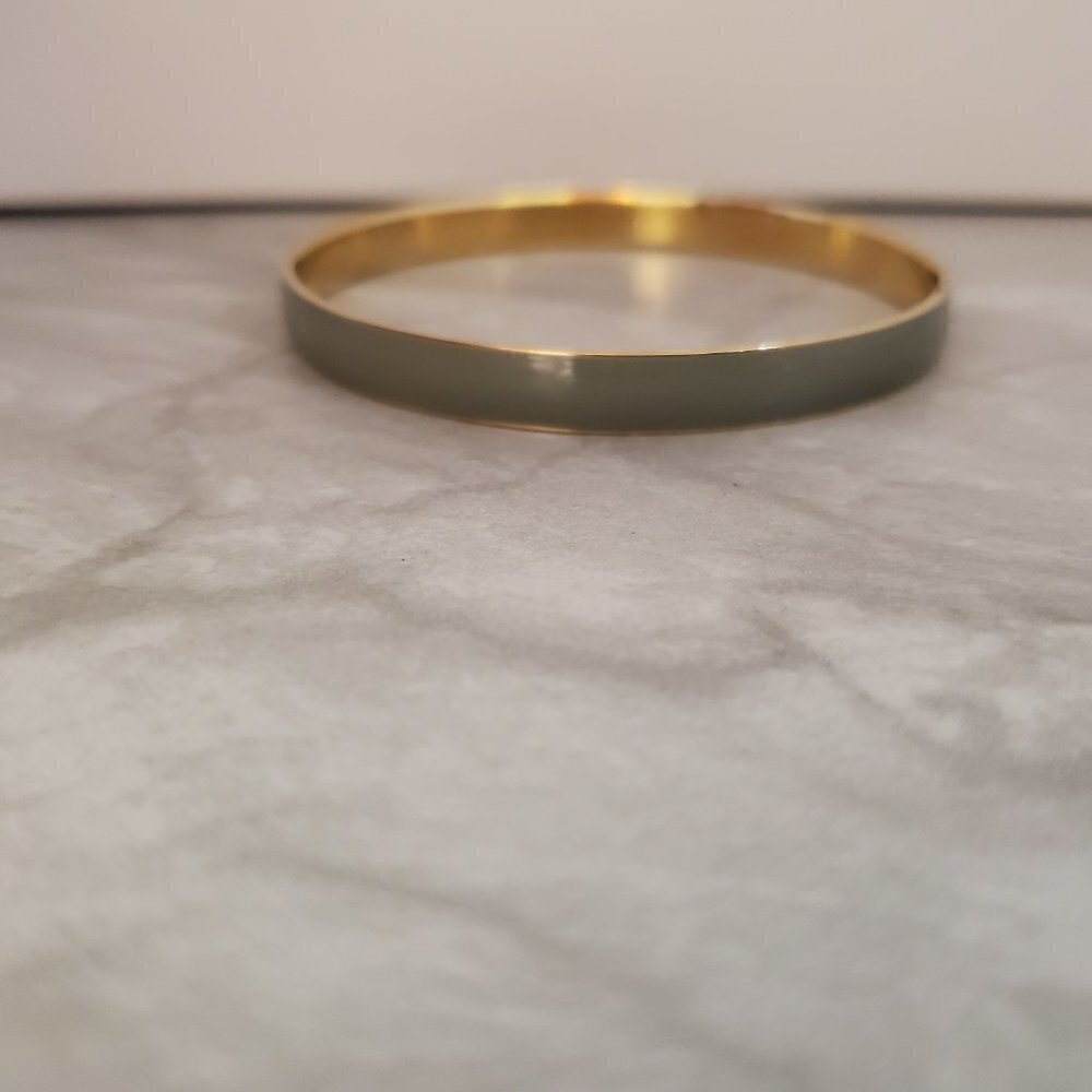 ✨ Vintage Y2k 00s 2000's J. Crew Grey Skinny Bangle ✨ - Picture 3 of 10